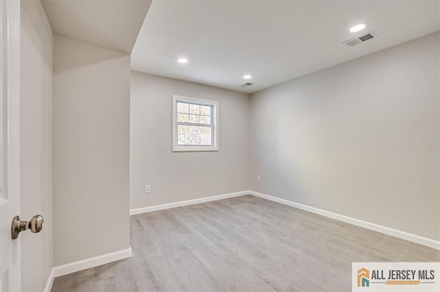 40 Brown Ave, Iselin, NJ 08830 - empty room with light wood-style floors and recessed lighting