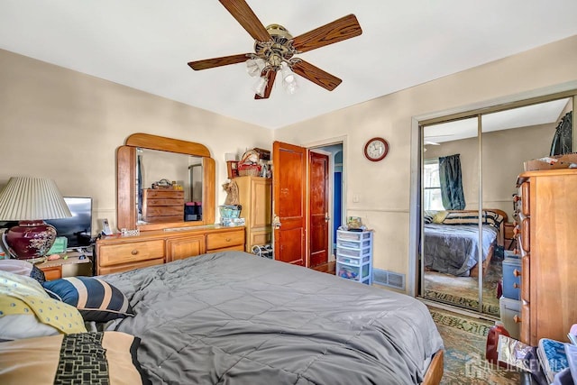 29 Pulawski Ave, South River, NJ 08882 - bedroom with a closet and ceiling fan