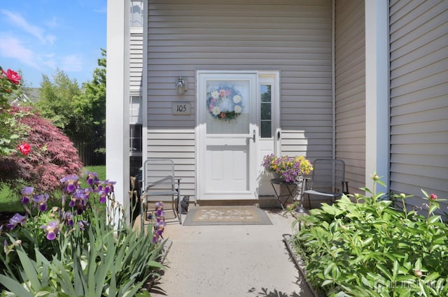 view of entrance to property
