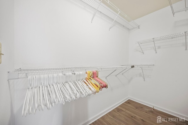 639 Madison Dr Unit C, Monroe, NJ 08831 - walk in closet featuring wood finished floors