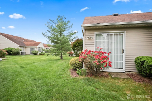 639 Madison Dr Unit C, Monroe, NJ 08831 - view of green lawn with central air condition unit