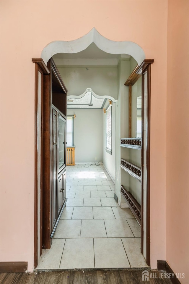 17 New Brunswick Ave, Matawan, NJ 07747 - hallway with light tile patterned floors