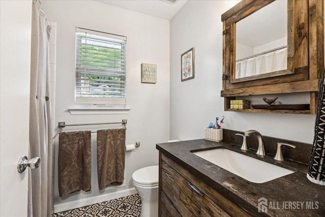 383 S Stump Tavern Rd S, Jackson, NJ 08527 - full bathroom featuring vanity and tile patterned flooring
