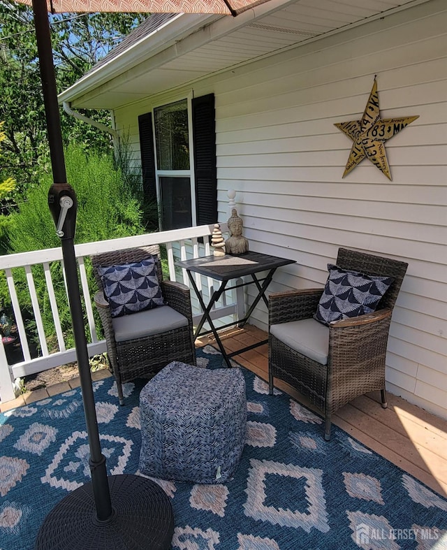 383 S Stump Tavern Rd S, Jackson, NJ 08527 - view of wooden deck