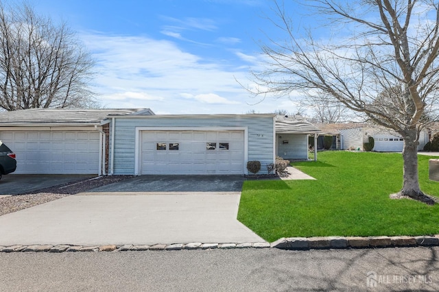 exterior space featuring driveway