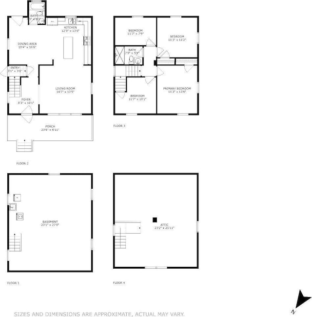 345 1st St, Dunellen, NJ 08812 - property floor plan