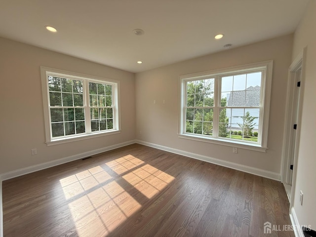 2 Joye Ln, South Brunswick, NJ 08852 - spare room featuring dark wood finished floors and recessed lighting