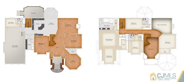 2 Joye Ln, South Brunswick, NJ 08852 - view of floor plan / room layout