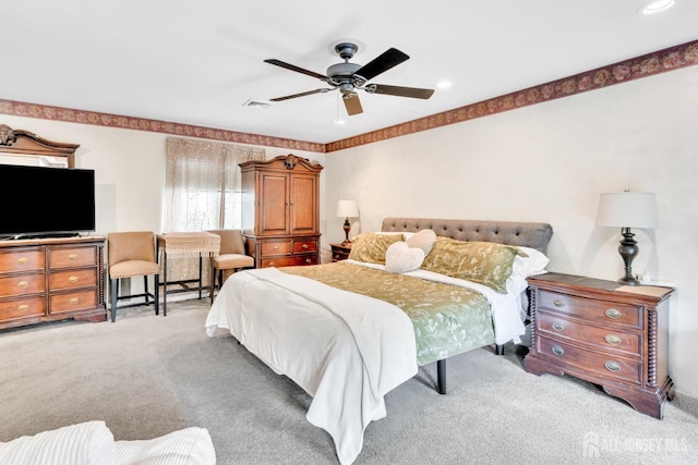 24 Higgins Rd, Old Bridge, NJ 08857 - carpeted bedroom with ceiling fan and recessed lighting