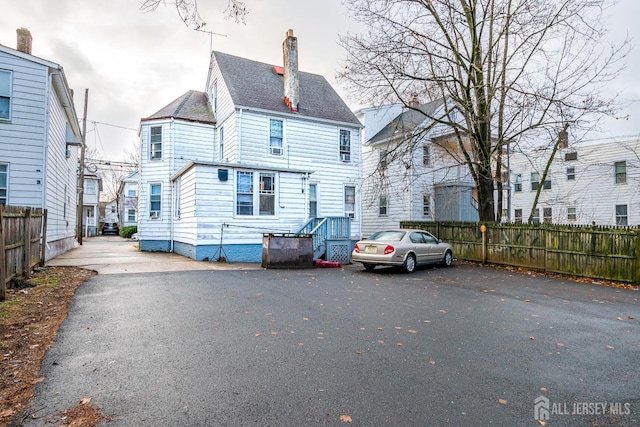 view of rear view of property