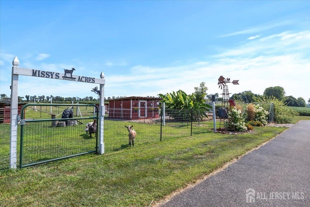 exterior space with fence