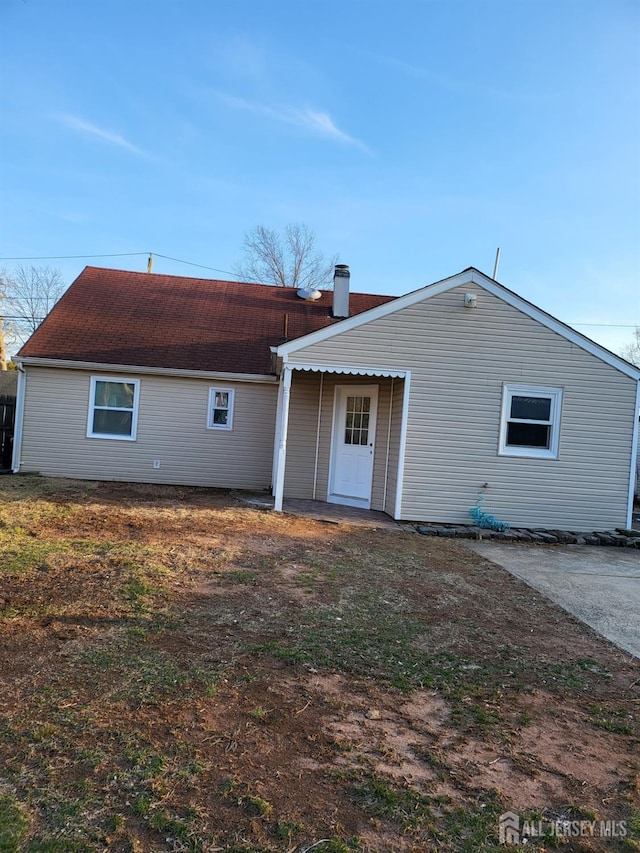 view of rear view of house