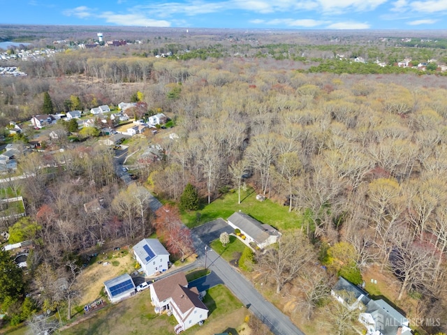 46 Thomas St, Monroe, NJ 08831 - aerial overview of property's location with a forest and nearby suburban area