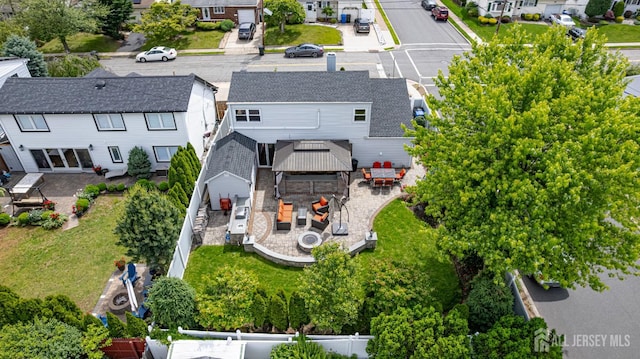 59 Mckinley Ave, Colonia, NJ 07067 - aerial perspective of suburban area