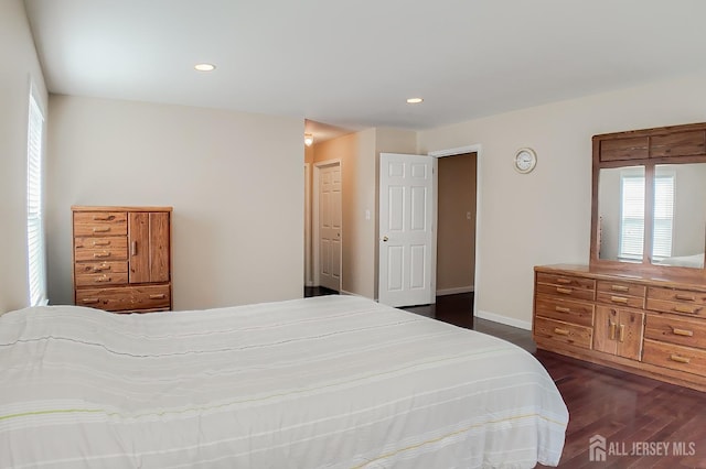 47 Bay Hill Blvd, Monroe, NJ 08831 - bedroom with dark wood-style floors and recessed lighting