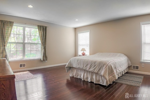 47 Bay Hill Blvd, Monroe, NJ 08831 - bedroom with multiple windows, hardwood / wood-style floors, and recessed lighting
