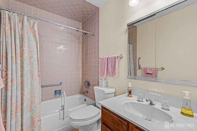 803 Pompton Rd Unit A, Monroe, NJ 08831 - full bathroom with shower / bathtub combination with curtain, vanity, and toilet