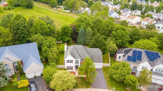 7 Sequoia Dr, South Brunswick, NJ 08810 - aerial perspective of suburban area with a tree filled landscape