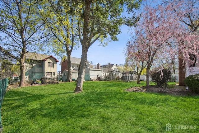 view of yard