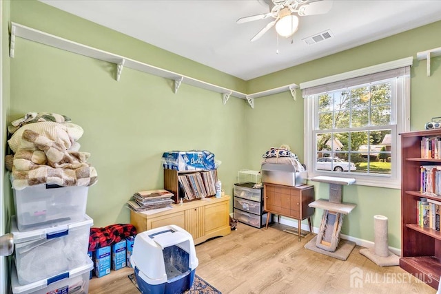 13 Sheffield Ave, Monroe, NJ 08831 - storage area featuring ceiling fan