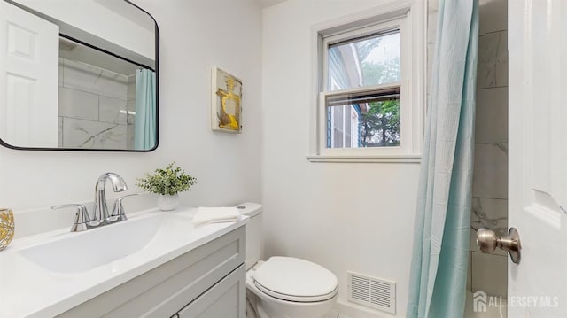 13 Prospect St, Metuchen, NJ 08840 - full bath with toilet, vanity, and a shower with curtain