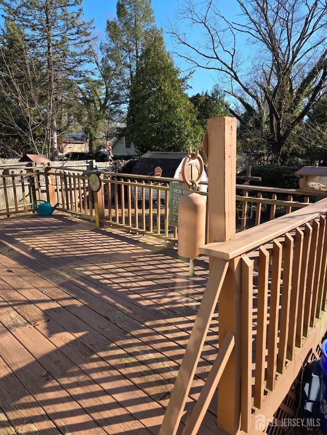 144 Buckelew Ave, Jamesburg, NJ 08831 - view of deck