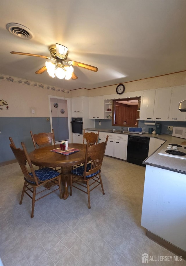 144 Buckelew Ave, Jamesburg, NJ 08831 - dining space with ceiling fan