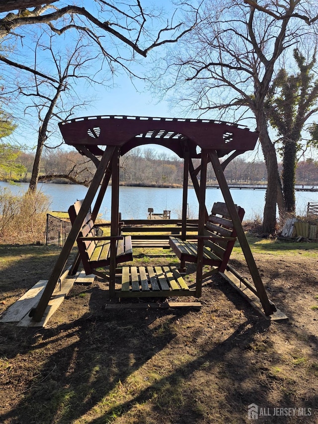144 Buckelew Ave, Jamesburg, NJ 08831 - view of property's community featuring a water view
