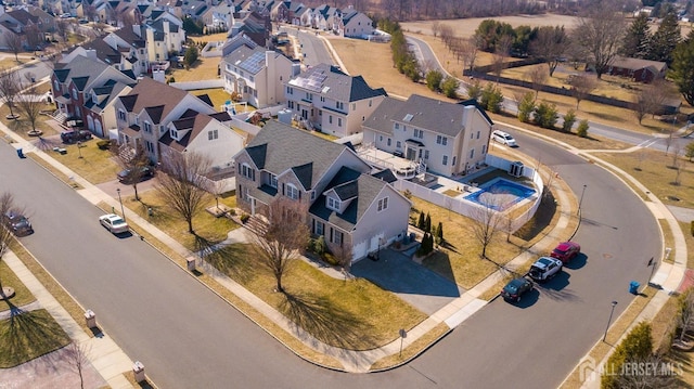 45 Green Ash St, Monroe, NJ 08831 - aerial view of residential area with a pool