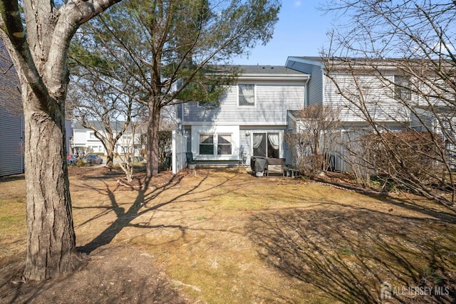 view of rear view of property