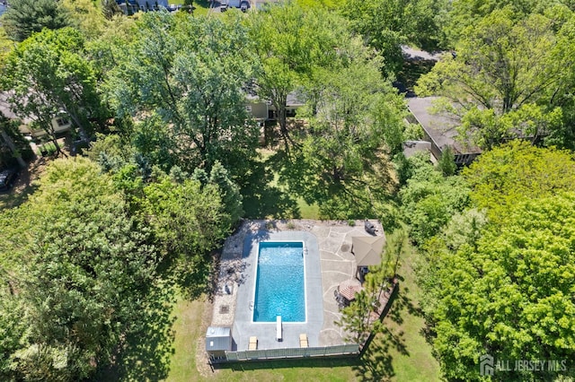 13 Orchard Pkwy, Morganville, NJ 07751 - drone / aerial view of a pool