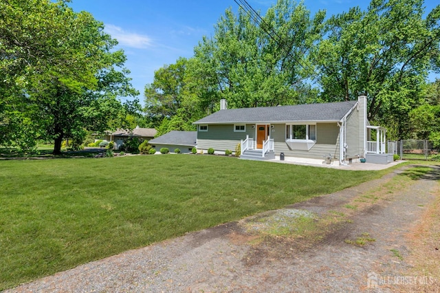 13 Orchard Pkwy, Morganville, NJ 07751 - ranch-style home featuring a chimney