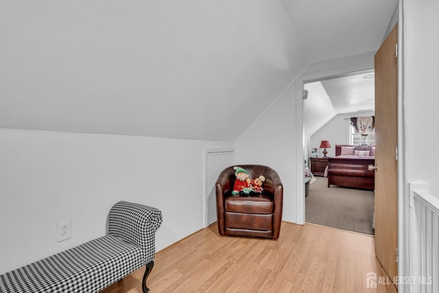 750 Barry Ave, Perth Amboy, NJ 08861 - sitting room featuring lofted ceiling and wood finished floors