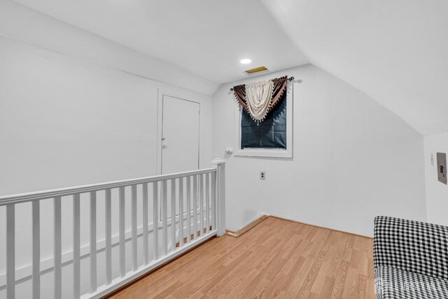 750 Barry Ave, Perth Amboy, NJ 08861 - additional living space featuring vaulted ceiling and light wood finished floors