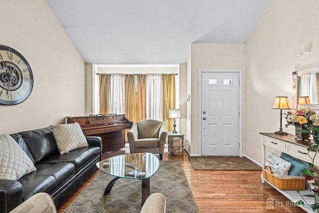16 Dryden Dr, Burlington Twp, NJ 08016 - living area featuring wood finished floors and baseboards