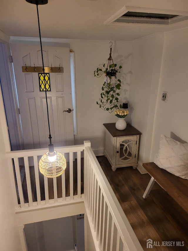 72 High St, Perth Amboy, NJ 08861 - stairs featuring wood finished floors