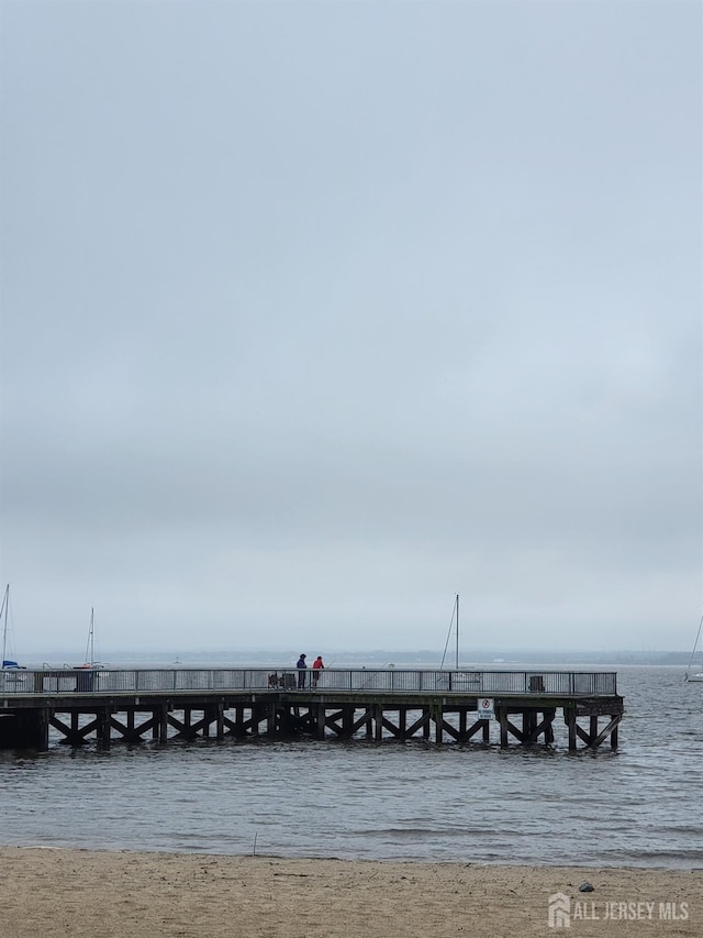 72 High St, Perth Amboy, NJ 08861 - dock featuring a pier and a water view