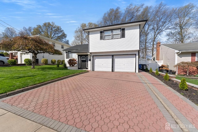 2291 Morrison Ave, Union Twp, NJ 07083 - view of front of house with a garage and decorative driveway