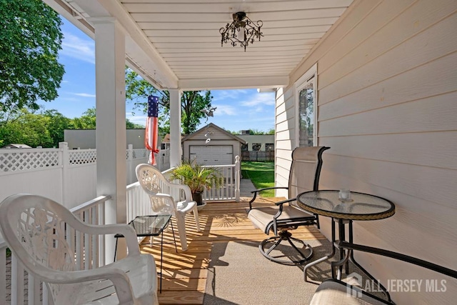 340 Runyon Ave, Middlesex, NJ 08846 - view of patio / terrace with an outbuilding