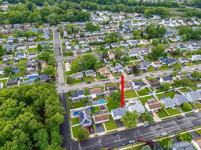 115 Broadway Ave, Colonia, NJ 07067 - aerial view of property's location with nearby suburban area