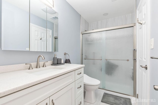 304 Woodbridge Commons Way, Iselin, NJ 08830 - bathroom featuring vanity and a shower stall