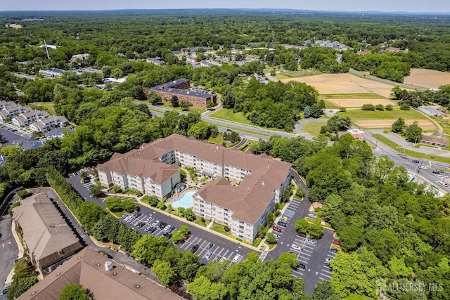 540 Cranbury Rd Unit 105, East Brunswick, NJ 08816 - bird's eye view of a heavily wooded area