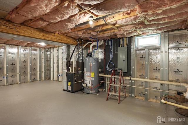 14 Thomasine St, Edison, NJ 08817 - basement featuring water heater and heating unit