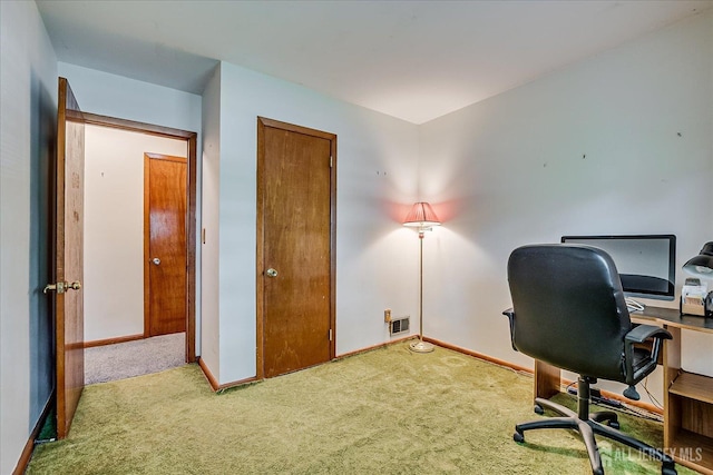108 Smith St, South Plainfield, NJ 07080 - carpeted home office featuring baseboards