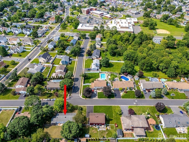 108 Smith St, South Plainfield, NJ 07080 - aerial overview of property's location with nearby suburban area