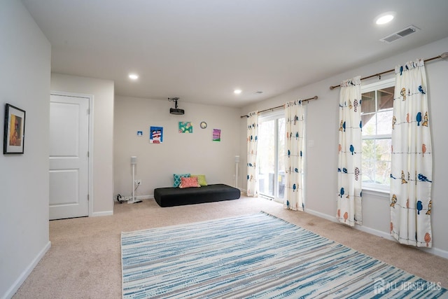 102 Matutina Rd, Monroe, NJ 08831 - living area with carpet flooring and recessed lighting