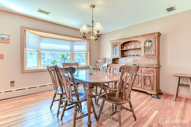 19 W Joffre Ave W, Milltown, NJ 08850 - dining space with a chandelier and light wood-type flooring