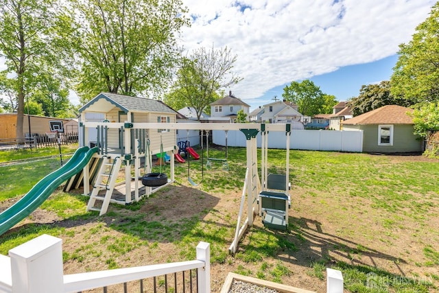 94 2nd St, Keyport, NJ 07735 - view of playground with a residential view