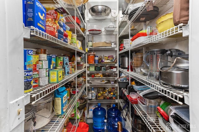 view of pantry