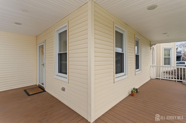 92 Main St, Helmetta, NJ 08828 - view of wooden porch